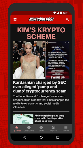New York Post for Phone Screenshot 1