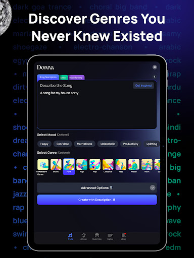Donna AI Song & Music Maker Screenshot 1