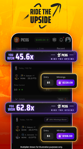 Pick6 DraftKings Sports Picks Screenshot 2