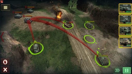 Armor Age: WW2 tank strategy Screenshot 4