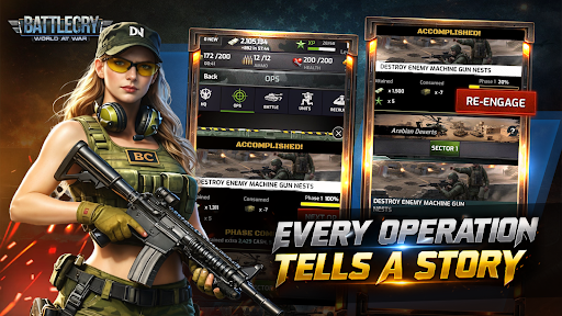 BattleCry: World War Game RPG Screenshot 2