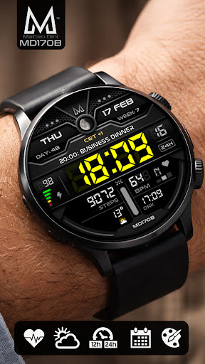 MD170B Digital watch face Screenshot 6
