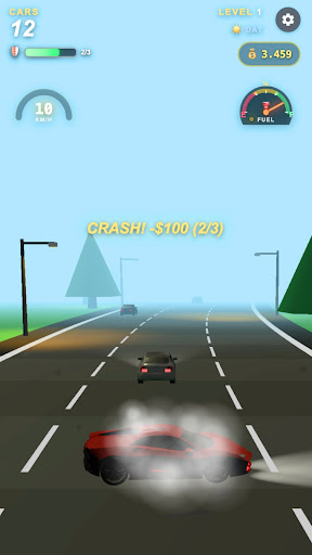 Retro Road Racer - Car Racing Screenshot 1