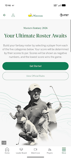 The Masters Golf Tournament Screenshot 2