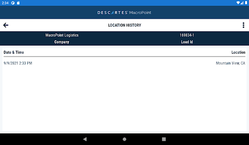 MacroPoint for Truckers Screenshot 6