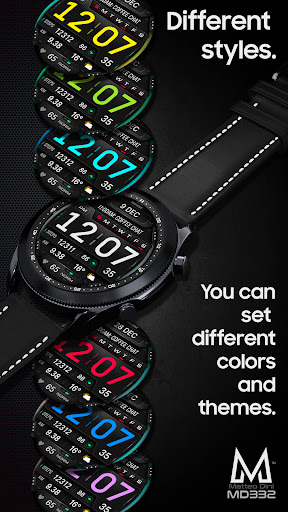MD332 Digital watch face Screenshot 4