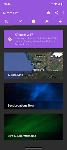 My Aurora Forecast Pro Screenshot 5