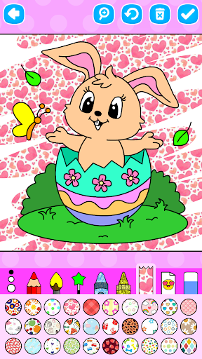 Easter Egg Coloring Pages Screenshot 1